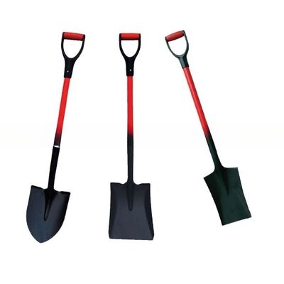 オーダーメイドサポート 28インチ 円点ショベル ファイバーグラスハンドルとDプラスチックグリップ