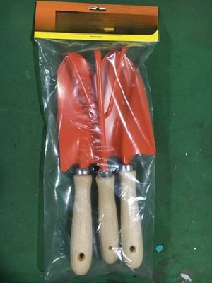 3PCS 木製のハンドル ミニショベル/ラック/花植物のスペード