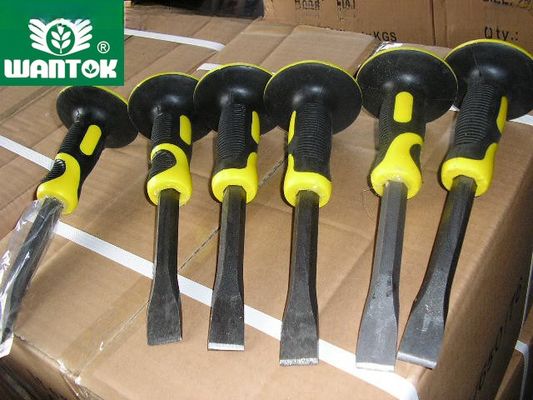 専門的なメーソン工芸のチーゼル 12インチハンドガードで 重荷フラットエンドロックチーゼル